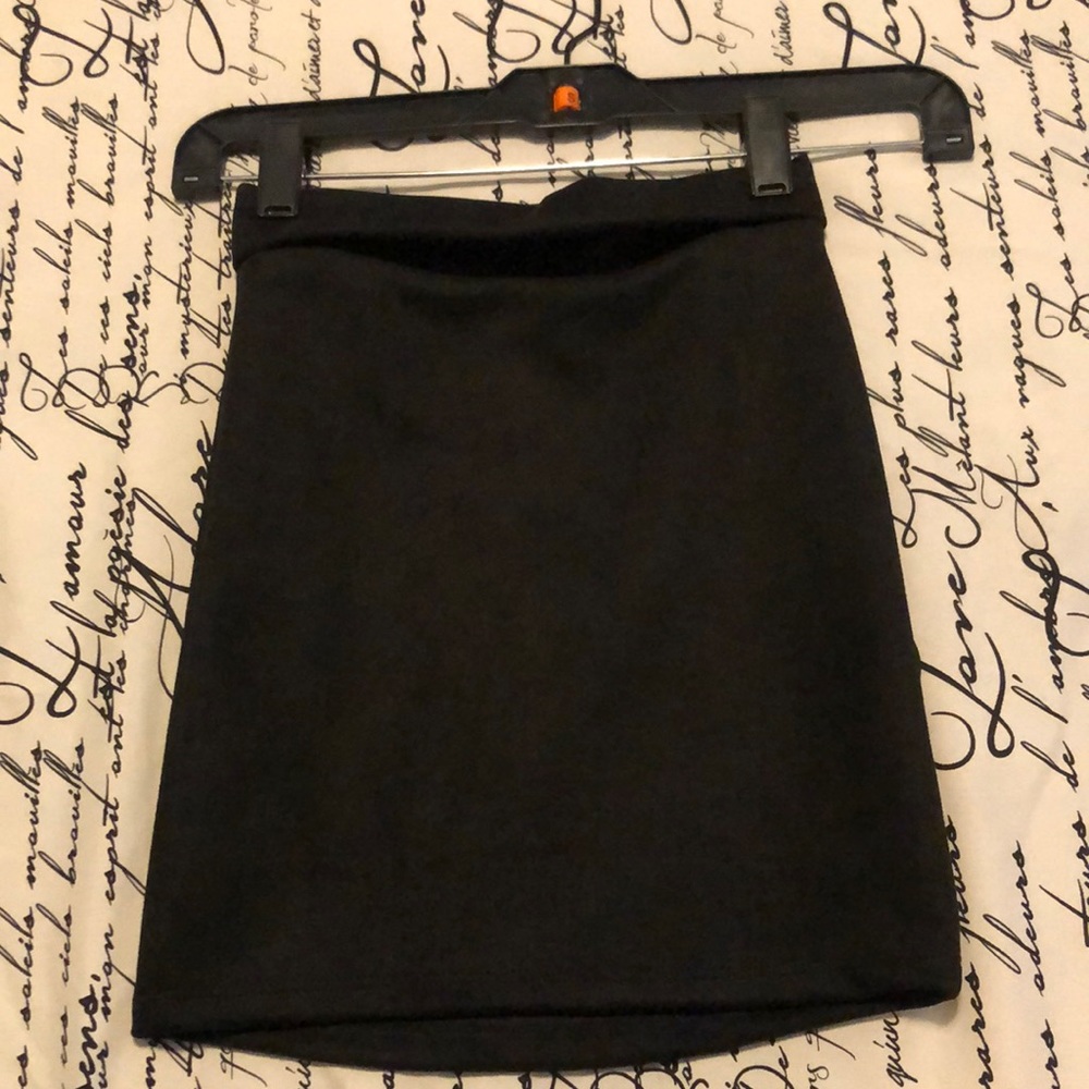 Women’s black mini skirt